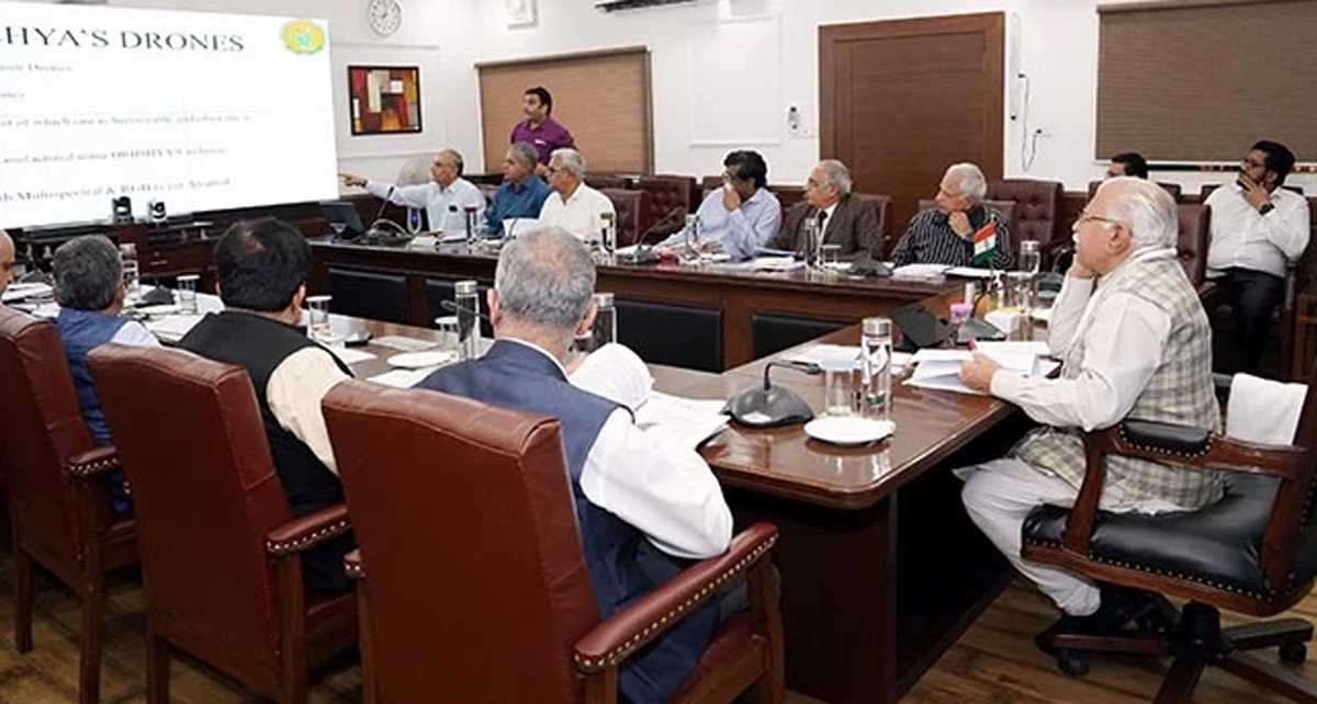 हरियाणा में ड्रोन से भूमि के नीचे 15 मीटर तक होगी मैपिंग